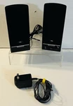 Cyber Acoustics Power Amplified Computer Speaker System Set Of 2. Fixed Price $10.99.