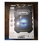 2BOOM Vibe Portable Bluetooth Speaker W/ Fm Radio, Colorful Light Fx, Black. Fixed Price $15.00.