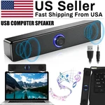 3.5MM Usb Wired Soundbar Stereo Bass Computer Speakers For Desktop Laptop. Fixed Price $11.99.