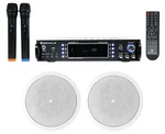 Jbl 6.5" Ceiling Speakers+bluetooth RECEIVER+2) Mics For Restaurant/bar/cafe. Fixed Price $474.90.