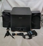 Sony Speakers SRS-D4 Computer 2.1 Sound Active System & Subwoofer. Fixed Price $54.95.