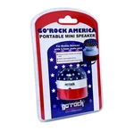 Grandmax SPKR-GR1 Go Rock America Portable Pop Up Mini Speaker Stars Stripes New. Fixed Price $21.00.