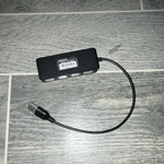 Sabrent Hb-umls 4-PORT Usb Hub Splitter Box, Portable, Black, Type Male/female. Fixed Price $15.00.