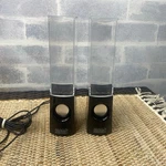 Pair Of Dancing Water Speakers, Multi Illumination, COMPUTER/PHONE/MP3/RADIO. Fixed Price $21.00.