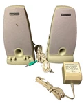 Harman Kardon HK195 Multimedia Computer Speakers And Adapter For Parts Only. Fixed Price $9.99.