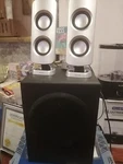 Insignia 2.1 Bluetooth Speaker System (3-PIECE) Black,open Box Pre Owned. Fixed Price $14.99.