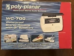 Marine Stereo Housing With Speakers Poly-planar WC-700. Fixed Price $21.99.