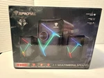 Spkpal S192 2.1 Multimedia Desktop Speaker System With Subwoofer And Rgb Lightin. Fixed Price $19.95.
