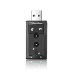 Usb Sound Card External Mini To 3.5MM Interface Stereo Audio. Fixed Price $7.99.
