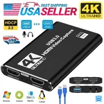 4K Audio Video Capture Card Usb 3.0 Hdmi Device Full Recording. Fixed Price $12.99.