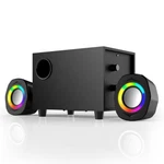 Computer Speakers For Desktop Pc, Gaming 2.1 With Rgb Satellites And Sub. Fixed Price $114.74.