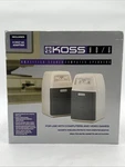Koss HD/6 Amplified Stereo Computer Speakers Original Box Vintage Video Gaming. Fixed Price $89.99.