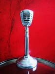 Vintage Rare 1930S Packard Bell / Universal D20H Dynamic Microphone W P796 Stand. Fixed Price $325.00.