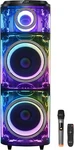 Sound IQ-7712DJBT 2X12" Cyber Flex Party Speaker +tws +usb/aux/fm +free Mic. Fixed Price $389.90.