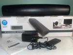 Onn ONA18SB001 2.0-CHANNEL 16 Inch Mini Soundbar Black W/ Power Adaptor & Remote. Fixed Price $29.99.
