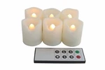 Ecogecko Indoor Outdoor Weatherproof Flameless Warm Glow Votive Candles Remote. Fixed Price $17.99.