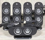 Logitech X-530 5.1 Surround Sound System Speakers & Mini Jack No Subwoofer. Fixed Price $79.95.