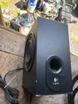 Logitech Subwoofer X-530 Only For Surround Sound Computer Speaker In Black Color. Fixed Price $40.00.