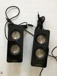 Insignia Color-changing 2.1 Computer Speakers With Bluetooth Black NS-5004BT. Fixed Price $28.90.
