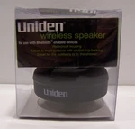 Uniden Wireless Speaker UN116 Water Resistant Black New Sealed. Fixed Price $10.00.