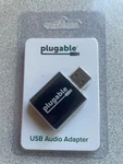 Plugable Usb Audio Adapter With 3.5MM Speaker-headphone And Microphone Jack. Fixed Price $16.99.