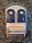 Creative Sbs Vivid 60 Powered Computer Speakers Blue 3.5MM Jack New Sealed. Fixed Price $18.99.