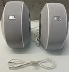 Tested Jbl Pebbles Plug And Play Stereo Computer Speakers - Silver Clean!!. Fixed Price $39.99.