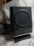D6) Altec Lansing. 251 Black Left Front Satellite Speaker. Wired Cable & Stand.. Fixed Price $23.74.