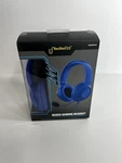 Unlocked Wired Gaming Headset W/ Mic + Pc Adapter Blue Comfort Cushions. Fixed Price $6.00.