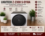 Logitech Z-2300 S-0118A Thx Powered Subwoofer Speaker Tested Works Great Audio. Fixed Price $71.24.