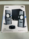 Cyber Acoustics 20W 2.1 Stereo Speaker With Subwoofer - Great For Tablets, Lapto. Fixed Price $101.98.