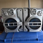 Panasonic Silver Wired Front Left & Right Rectangular Speakers Pair. Fixed Price $19.99.