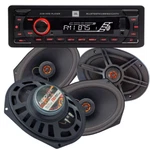 Jbl Car Single-din Digital Media Receiver With Bluetooth + 4X 6X9" 700W Speaker. Fixed Price $119.99.