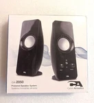 Cyber Acoustics CA-2050 Powered Speaker System For Computers, Tablets, Headphone. Fixed Price $13.79.