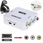 Mini Composite Cvbs 3RCA Hdmi To Av Video Converter Adapter 1080P 720P Upscaler. Fixed Price $5.39.