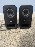 Logitech Black Z150 Multimedia 2.0 Portable Computer Speakers Tested & Working. Fixed Price $13.00.