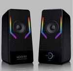 Nootry Gaming Speakers Surround Sound System Bass Usb Desktop Computer Rgb. Fixed Price $19.99.