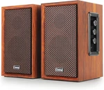 40W Computer SPEAKERS,2.0 Ac Powered Wooden Pc With Strong BASS,7.28" X. Fixed Price $75.99.