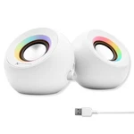 X9 Performance White Computer Speakers With Rgb Lighting, Bluetooth, Usb, And.... Fixed Price $78.63.