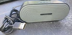HMDX-RAVE-HX-P205A Black Wireless Bluetooth Aux Rechargeable Port Speaker W/cord. Fixed Price $8.99.