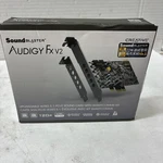 Creative Sound Blaster Audigy Fx V2 Upgradable Hi-res Pci-e Card With 5.1. Fixed Price $50.96.