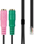 Headset Buddy Pc Dual 3.5MM To RJ9/RJ10 Phone Adapter - Compatible Cisco. Fixed Price $13.99.