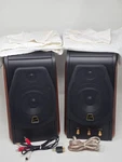 Swan Hivi M200 Mkii MK2 Powered Desktop Bookshelf Speakers Audiophile New Caps. Fixed Price $239.99.