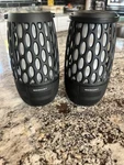Merkury Bluetooth Outdoor Flame Speaker Pair. Fixed Price $25.00.