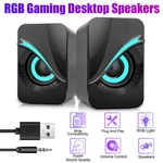 Rgb Led Stereo Bass Sound Computer Speakers System Usb Wired For Desktop Laptop. Fixed Price $16.61.