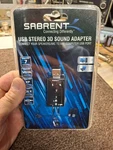 Sabrent - Sbcv Audio Sterio Sound Adapter New In Box Sealed USB2.0 3D. Fixed Price $13.00.