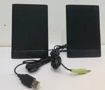 Hp H-204B Usb Powered Flat Portable Multimedia Computer Speakers 636369-001. Fixed Price $20.00.