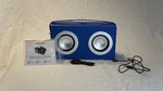 Polaroid PBT3009 Wireless Speaker Blue Tooth Leather. Fixed Price $20.00.