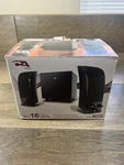 Audio CA-3072 Powered Desk Speaker System Big Bass Performance Volum Control. Fixed Price $25.99.