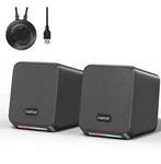 Uakinat E-1089 2.0 Computer Speakers Rgb Usb Powered 3.5MM Aux Black 6W. Fixed Price $14.99.